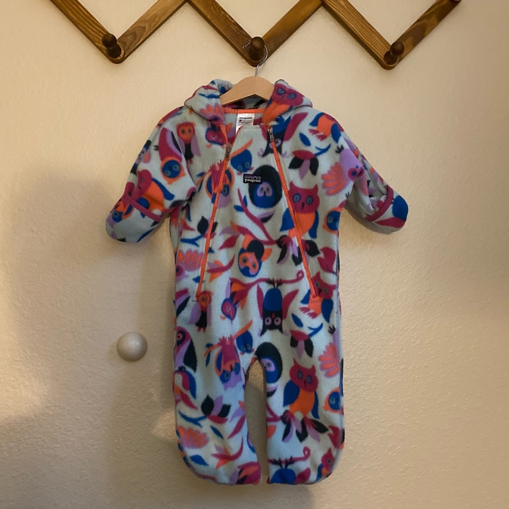 Patagonia fleece bunting 12mo